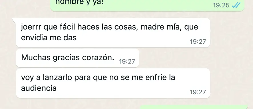 Feedback del trabajo de Catalina López