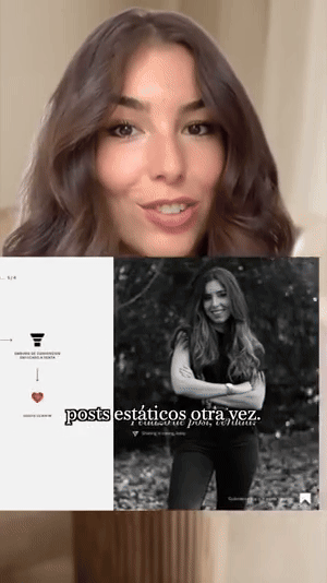 Gif Catalina López hablando a cámara
