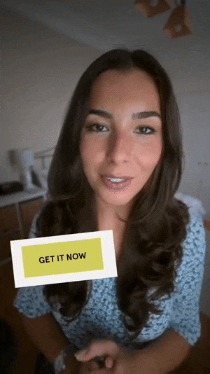 Gif Catalina López hablando a cámara