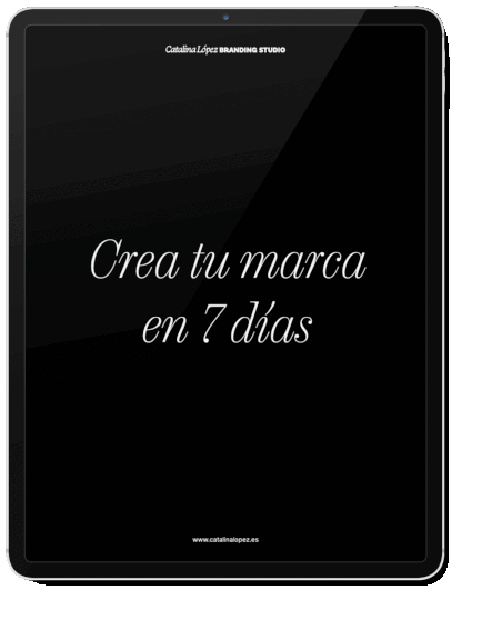 Mockup del freebie "Crea tu marca en 7 días